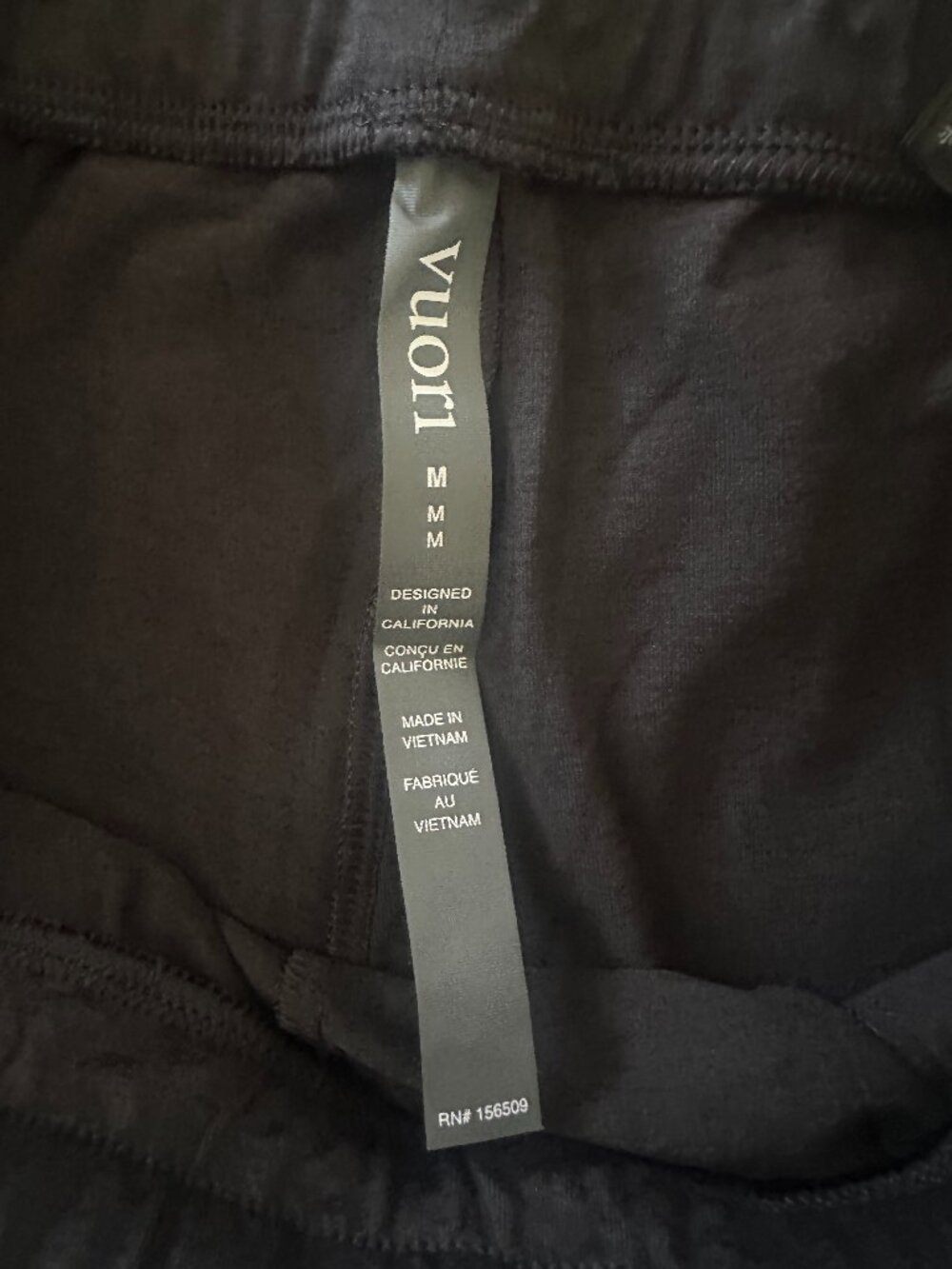 NWT Vuori Halo Essential Wideleg Pants Black Heather M - Picture 9 of 10